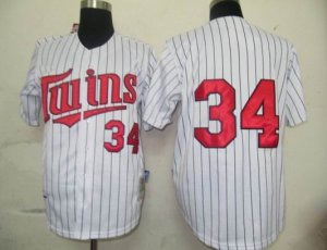 MLB Minnesota Twins #34 puckett m&n White