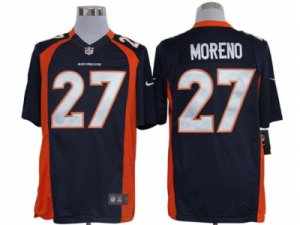 Nike NFL Denver Broncos #27 Knowshon Moreno Blue Jerseys(Limited)