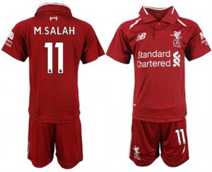 2018-19 Liverpool 11 M.SALAH Home Youth Soccer Jersey