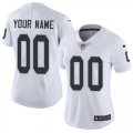 Womens Nike Oakland Raiders Customized White Vapor Untouchable Limited Player NFL Jersey