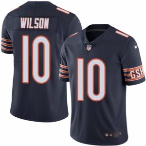 Mens Nike Chicago Bears #10 Marquess Wilson Limited Navy Blue Rush NFL Jersey