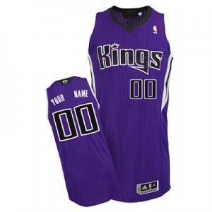 Customized Sacramento Kings Jersey Revolution 30 Purple Road Basketball