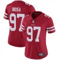 Nike 49ers #97 Nick Bosa Scarlet Women 2019 NFL Draft First Round Pick Vapor Untouchable