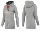 Women Jacksonville Jaguars Logo Pullover Hoodie-071