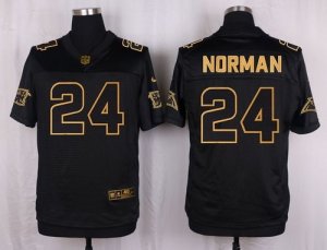 Nike Carolina Panthers #24 Josh Norman Pro Line Gold Collection Jersey(Elite)