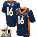 Nike Denver Broncos #16 Bennie Fowler Navy Blue Alternate Super Bowl 50 Men Stitched NFL New Elite Jersey