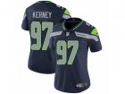 Women Nike Seattle Seahawks #97 Patrick Kerney Vapor Untouchable Limited Steel Blue Team Color NFL Jersey