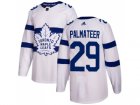 Men Adidas Toronto Maple Leafs #29 Mike Palmateer White Authentic 2018 Stadium Series Stitched NHL Jersey