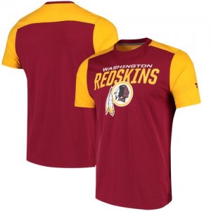 Washington Redskins NFL Pro Line by Fanatics Branded Iconic Color Blocked T-Shirt Burgundy