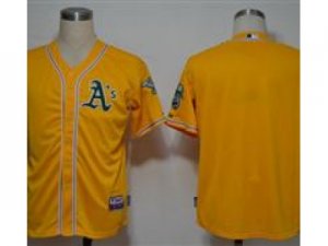 mlb jerseys oakland athleticsb blank yellow