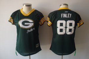 2011 Women\'s Field Flirt Fashion nfl green bay packers #88 finley green