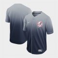 Yankees Blank Gray Drift Fashion Jersey