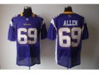 nike nfl jerseys minnesota vikings #69 allen purple Elite