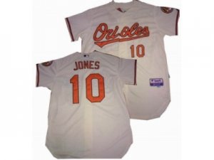 mlb Baltimore Orioles #10 Adam Jones CREAM cool base jersey