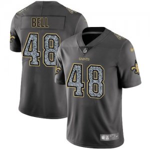 Nike Saints #48 Vonn Bell Gray Static Vapor Untouchable Limited Jersey