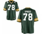 Men's Nike Green Bay Packers #78 Jason Spriggs Game Green Team Color NFL Jersey