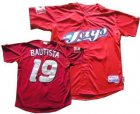 mlb Toronto Blue Jays #19 Jose Bautista red