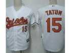 mlb Baltimore Orioles #15 Tatum White 2011 Cool Base Jerseys