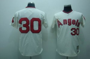 mlb anaheim angels #30 m&n cream