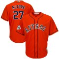 Mens Houston Astros #27 Jose Altuve Orange 2017 World Series Bound Cool Base Player Jersey