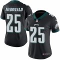 Women's Nike Philadelphia Eagles #25 Tommy McDonald Limited Black Rush NFL Jersey