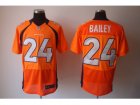 Nike danver broncos #24 bailey orange Elite jerseys