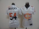 women nfl chicago bears #54 brian urlacher white[2011 fem fan]