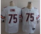 Nike nfl jerseys chicago bears #75 long white[Elite]