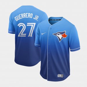 Blue Jays #27 Vladimir Guerrero Jr. Royal Drift Fashion Jersey