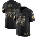 Nike Steelers #55 Devin Bush Black Gold Vapor Untouchable Limited