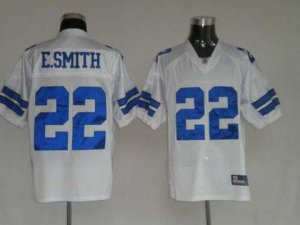 nfl dallas cowboys #22 e.smith white