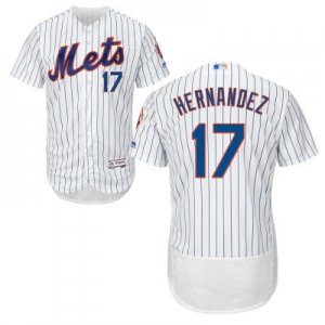 2016 Men New York Mets #17 Keith Hernandez Majestic White Flexbase Authentic Collection Player Jersey