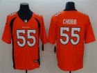 Nike Broncos #55 Bradley Chubb Orange Vapor Untouchable Limited Jersey