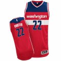 Mens Adidas Washington Wizards #22 Otto Porter Authentic Red Road NBA Jersey