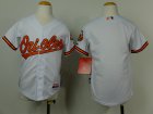 Youth mlb jerseys baltimore orioles blank white