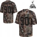 nfl New York Giants #90 Pierre-Paul Camouflage Realtree Collection Super Bowl XLVI