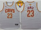 NBA Cleveland Cavaliers #23 LeBron James Grey Fashion The Finals Patch Stitched Jerseys