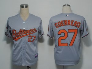 MLB Baltimore Orioles #27 Guerrero Grey[Cool Base]