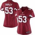 Women's Nike Arizona Cardinals #53 A.Q. Shipley Limited Red Team Color NFL Jersey