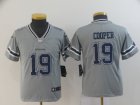 Nike Cowboys #19 Amari Cooper Gray Youth Inverted Legend Limited Jersey