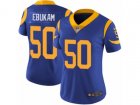 Women Nike Los Angeles Rams #50 Samson Ebukam Vapor Untouchable Limited Royal Blue Alternate NFL Jersey