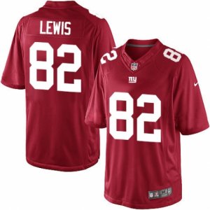 Mens Nike New York Giants #82 Roger Lewis Limited Red Alternate NFL Jersey