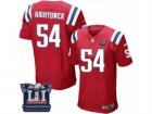 Mens Nike New England Patriots #54 Donta Hightower Elite Red Alternate Super Bowl LI Champions NFL Jersey
