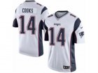 Mens Nike New England Patriots #14 Brandin Cooks Limited White NFL Jersey