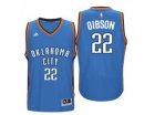 Mens Oklahoma City Thunder #22 Taj Gibson adidas Light Blue Player Swingman Jersey