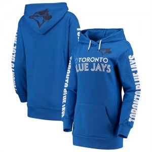 Toronto Blue Jays G III 4Her By Carl Banks Women\'s Extra Innings Pullover Hoodie Royal