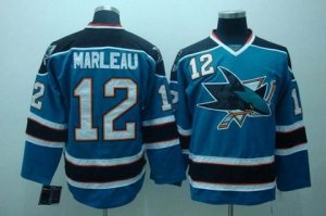 nhl san jose sharks #12 marleau blue