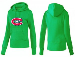 NHL Women Montreal Canadiens Logo Pullover Hoodie 22