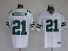 nfl green bay packers #21 woodson white