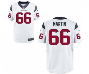 Men\'s Nike Houston Texans #66 Nick Martin Elite White NFL Jersey